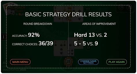 brainjar.com blackjack|Blackjack Simulator & Trainer » Practice Optimal .